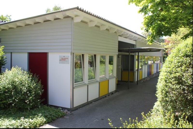 Eingang eines Gebäudes