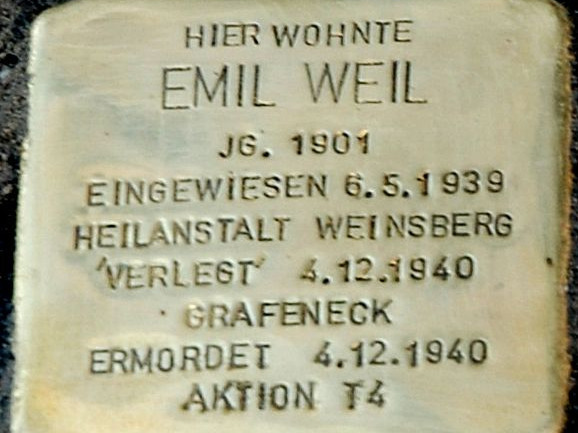 Emil Weil Stolperstein