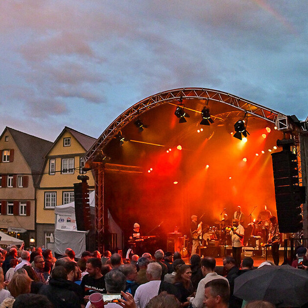 Veranstaltung auf dem Marktplatz