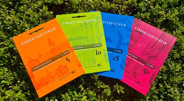 Vouchers in difrent Colors