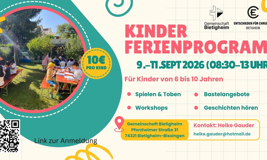 3 Vormittage mit buntem Programm warten auf dich!