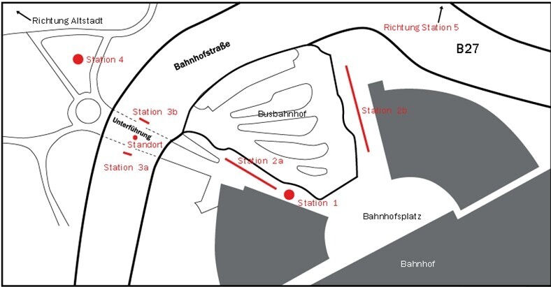 Plan Mahnmal Map of the Memorial