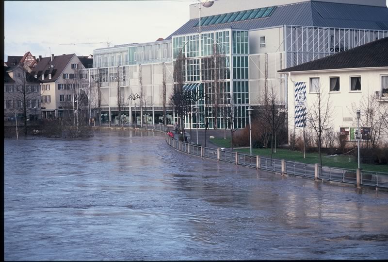 1993 - Hochwasser an der Enz.