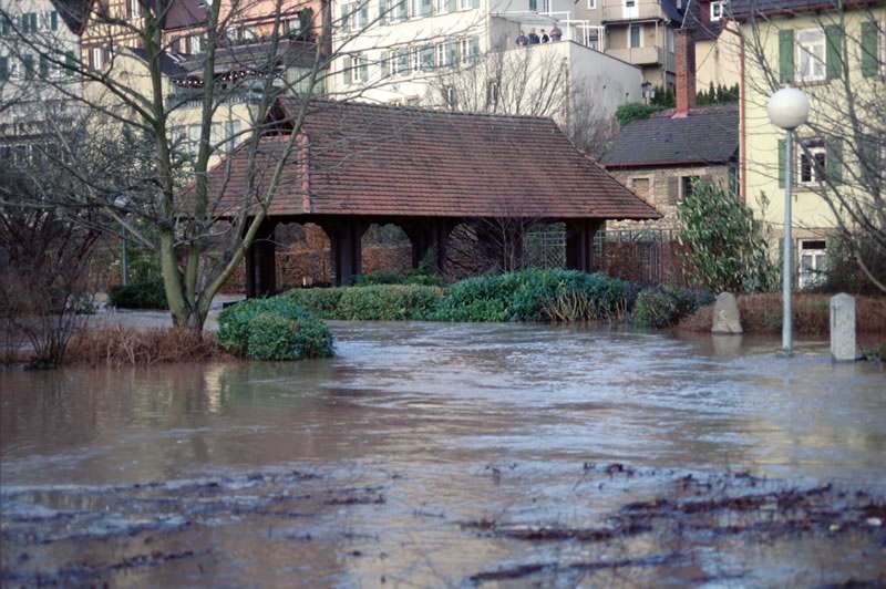 Metter-Hochwasser: Weihnachten 1993.